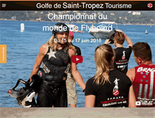 Tablet Screenshot of golfe-saint-tropez-information.com